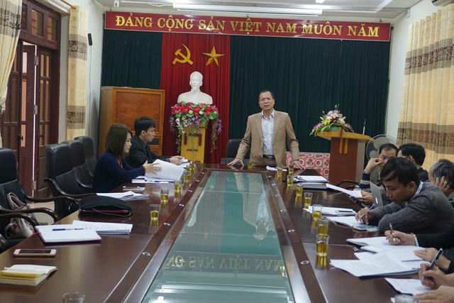 
BS Mai Xuân Phương phát biểu tại buổi làm việc với Chi cục DS-KHHGĐ tỉnh Vĩnh Phúc. Ảnh: N.Mai
