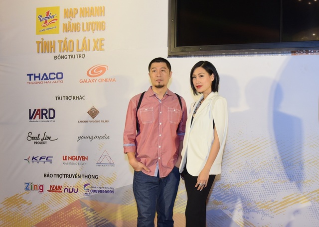 
Đạo diễn Charlie Nguyễn và Diễn viên Kathy Uyên (thành viên BGK 7 Film Fest)
