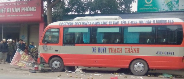 
Hiện trường vụ tai nạn. Ảnh: CTV
