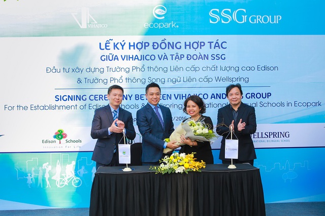 Hợp tác giữa khu đô thị đáng sống nhất miền Bắc cùng SSG GROUP - Tập đoàn tiên phong trong giáo dục song ngữ - chất lượng cao hứa hẹn mang tới nhiều bước tiến khác biệt trong đào tạo thế hệ tương lai