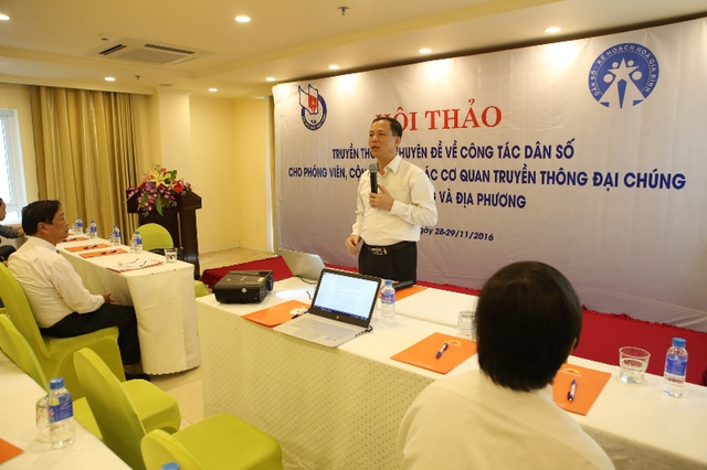 Thạc sỹ, BS Mai Xuân Phương phát biểu tại hội thảo. Ảnh: Đức Hoàng