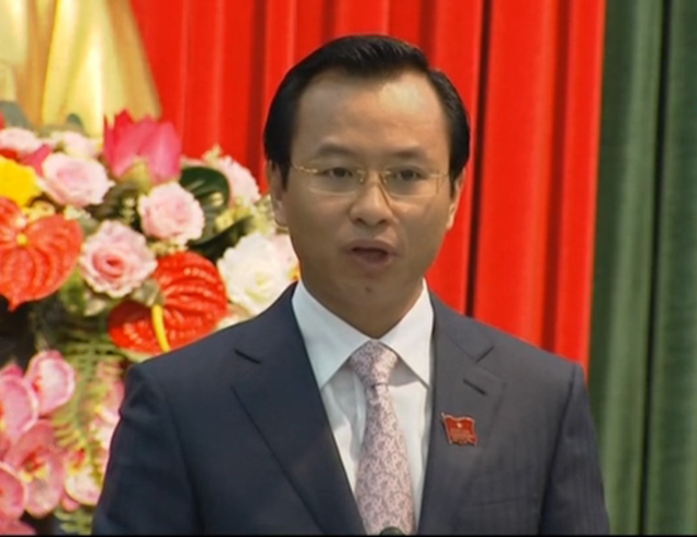 
Bí thư Thành ủy, Chủ tịch HĐND TP Đà Nẵng Nguyễn Xuân Anh phát biểu tại kỳ họp. Ảnh: Đ.H
