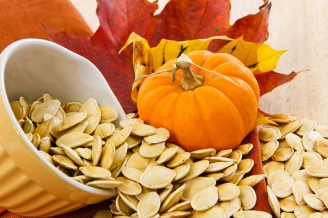 Bí ngô là loại hạt của mùa thu.