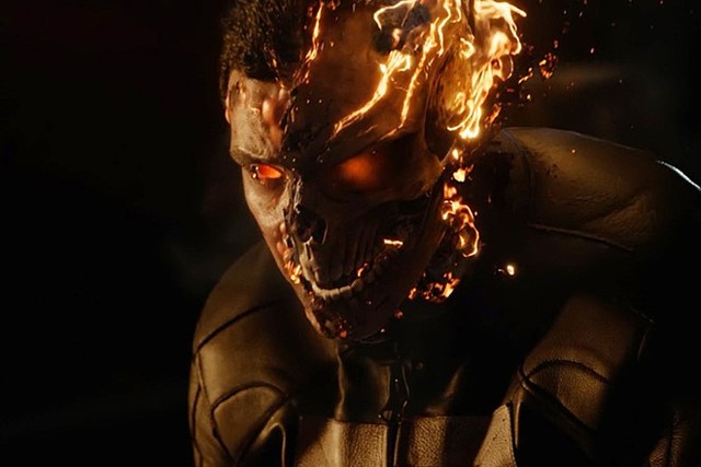 Ghost Rider là một trong những nhân vật mới xuất hiện trong mùa bốn của Agents of S.H.I.E.L.D. Ảnh: ABC.