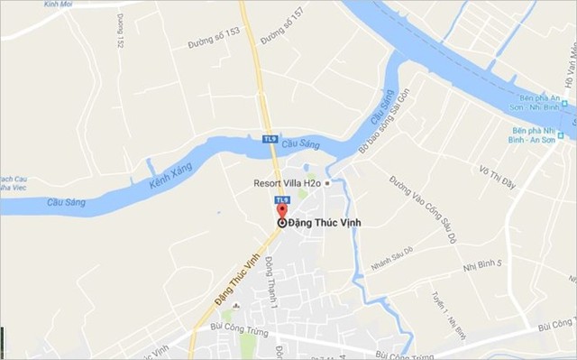 
Vị tr&iacute; xảy ra tai nạn. Ảnh: Google Maps.
