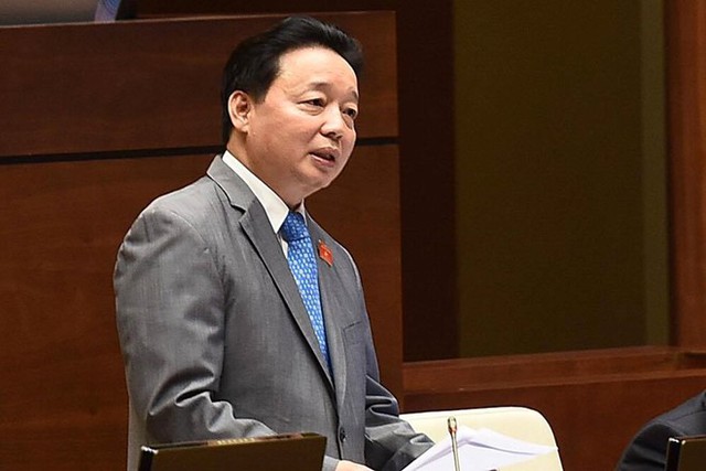 Bộ trưởng Trần Hồng Hà khẳng định quá trình hoạt động của Formosa sẽ được kiểm soát nghiêm ngặt, luôn tính đến phương án ứng phó nếu xảy ra sự cố. Ảnh: Tiến Tuấn. 