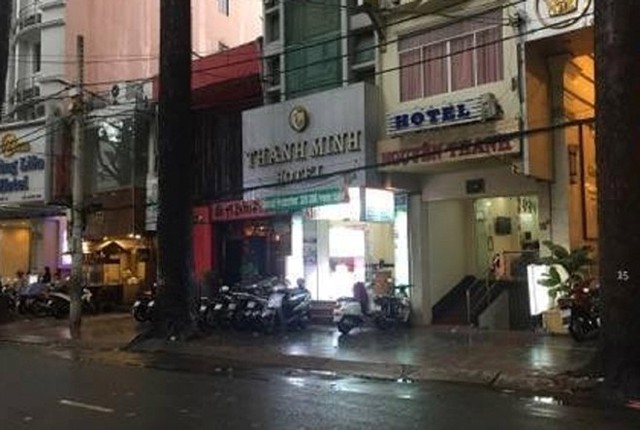 Kh&aacute;ch s&atilde;n nơi ph&aacute;t hiện cụ &ocirc;ng Việt kiều Ph&aacute;p tử vong. Ảnh: Hải Hiếu.