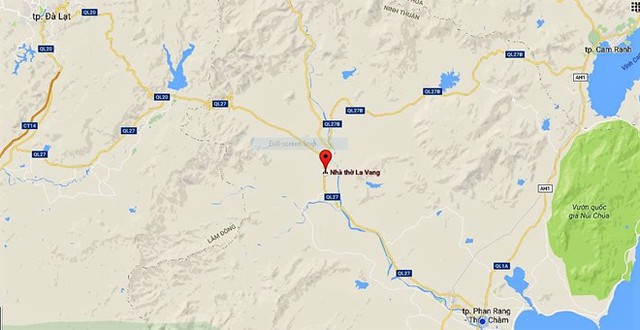 Nhà thờ La Vang nơi Quang vào xin tiền rồi trộm cắp tài sản. Ảnh : Google Map.