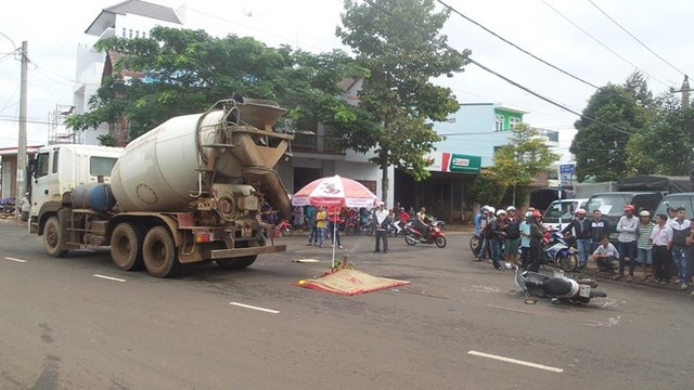 Hiện trường vụ tai nạn