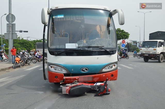 Hiện trường vụ tai nạn.