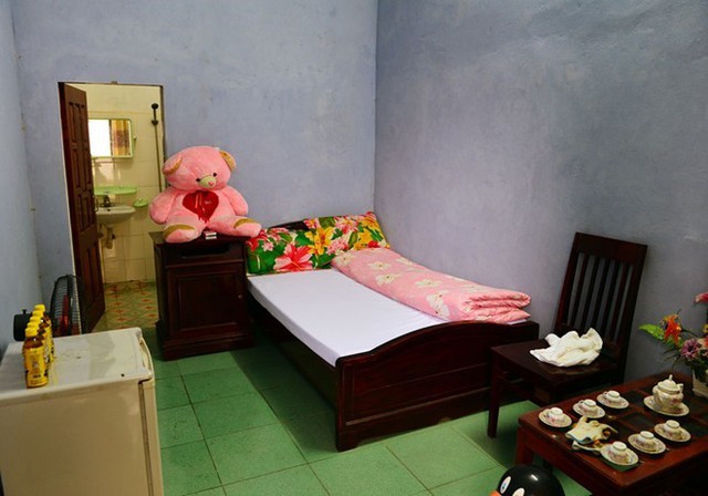 Không gian bên trong căn phòng hạnh phúc ở trại giam Phú Sơn 4 (Bộ Công an). Ảnh: Hoàng Hà.