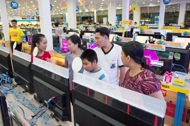 Với hệ thống hơn 220 siêu thị khắp toàn quốc, Điện máy Xanh là lựa chọn tin cậy và uy tín của hầu khắp người tiêu dùng cả nước.