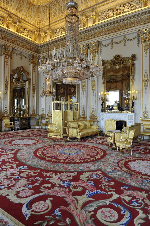 
Căn phòng nơi những thành viên trong hoàng gia Anh sẽ bóc quà Giáng sinh.
