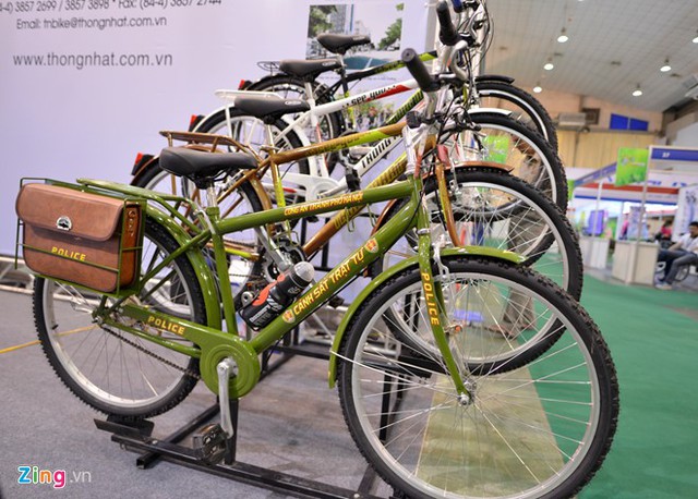Gian hàng của xe đạp Thống Nhất đến từ Việt Nam với nhiều mẫu xe khá đẹp.