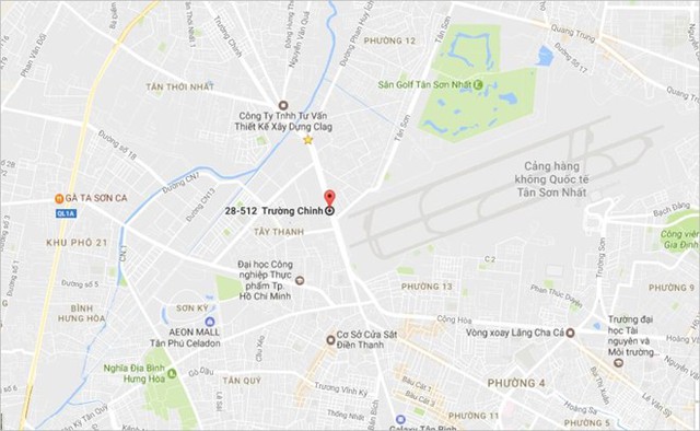 Vị tr&iacute; gần nơi xảy ra tai nạn. Ảnh: Google Maps.