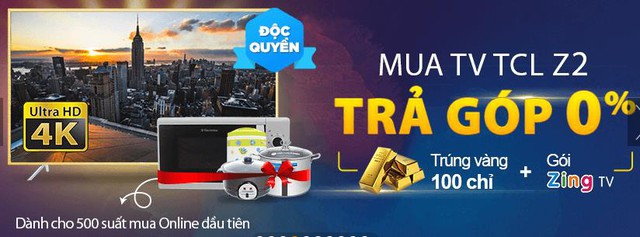 TCL treo thưởng tới 100 chỉ vàng