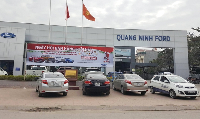 Quảng Ninh Ford, nơi anh Tuấn đã mua và sữa chữa chiếc xe Ford Fiesta BKS 14A-02220.