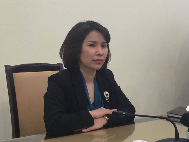 
Bà Trần Thị Nhị Hà - Phó Giám đốc Sở Y tế Hà Nội thông tin với báo chí vụ việc. Ảnh: V.Thu
