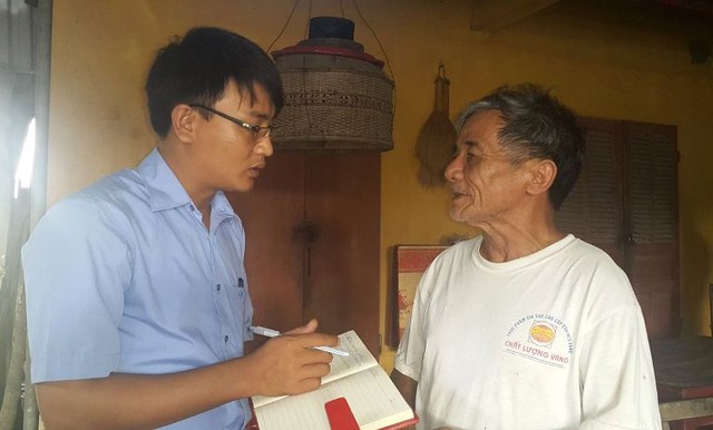 
Ông Nguyễn Hữu Tổng kể lai sự việc với PV Báo Gia đình & Xã hội
