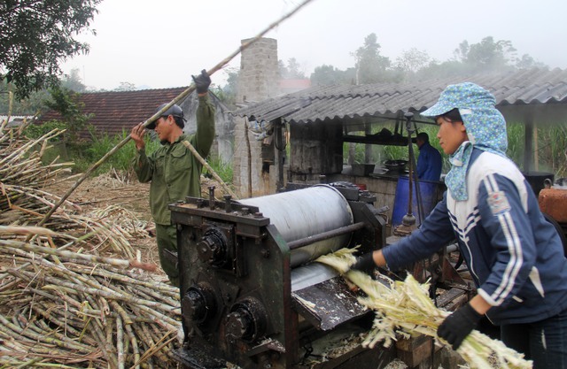 
Giai đoạn ép mía lấy nước
