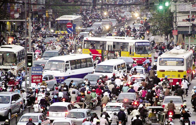 
Thành phố thông minh sẽ giải quyết được vấn đề tắc đường?     Ảnh: HP
