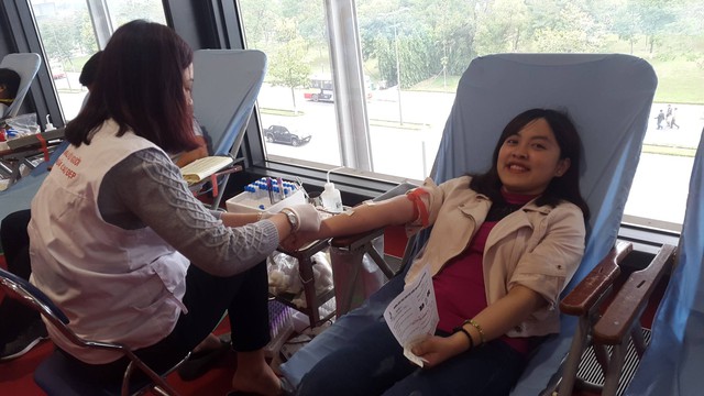
Với tinh thần hiến máu như bạn Vũ Thị Thu Thảo, 20 tuổi này nhiều người bệnh đã được cứu sống nhờ có nguồn máu truyền kịp thời. Ảnh TG
