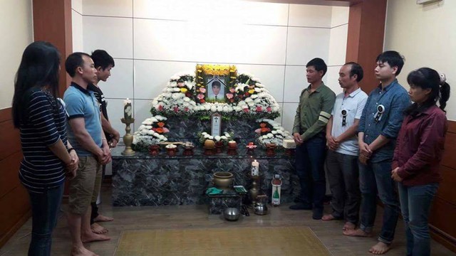 Cộng đồng nguời Việt tại Hàn Quốc tổ chức tang lễ cho anh Cường