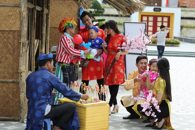 
Rộn ràng đón Tết tại Asia Park.
