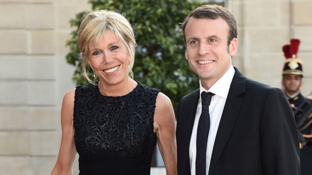 
Vợ chồng Tổng thống Pháp Macron
