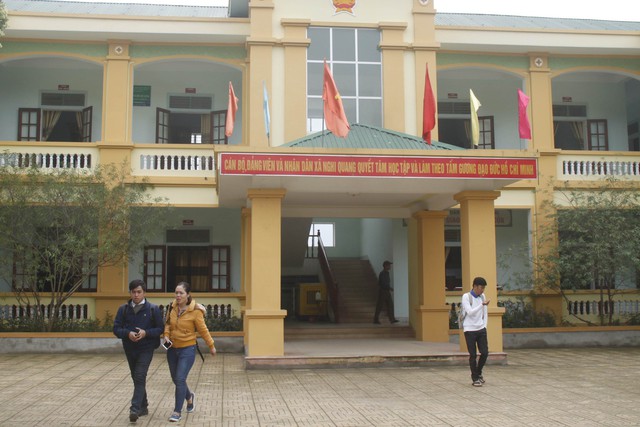 
Trụ sở UBND xã Nghi Quang nơi xảy ra vụ việc. Ảnh: Vũ Đồng
