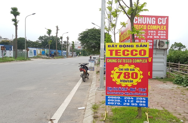
Rao bán căn hộ khi chưa được phép, Tecco đã bị huyện Thanh Trì tuýt còi.
