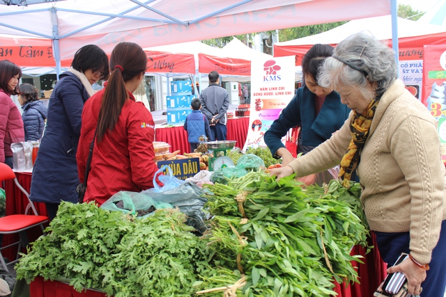 
các loại rau sạch…
