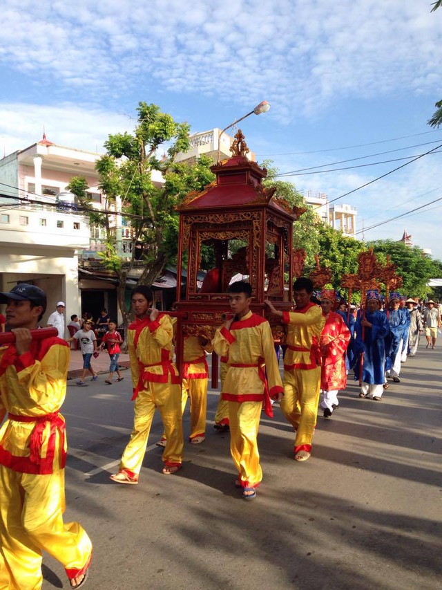 
Lễ rước ông trâu vào sới chọi của phường MInh Đức (Đồ Sơn). Ảnh: K.Hòa
