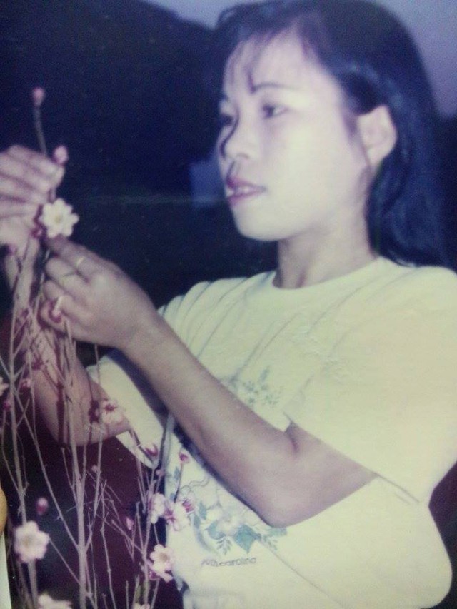Mẹ Trang hồi trẻ.