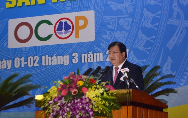 
Phó Thủ tướng Trịnh Đình Dũng phát biểu tại Hội nghị. Ảnh: Đ.Tuỳ
