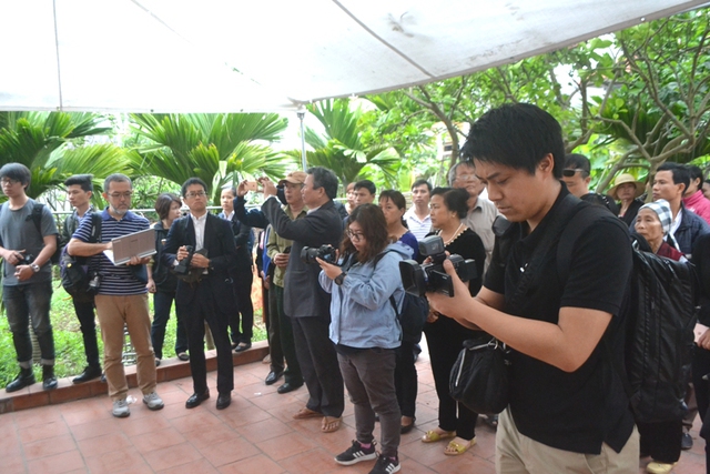 
Rất đông cơ quan báo chí Việt Nam và Nhật Bản có mặt tác nghiệp
