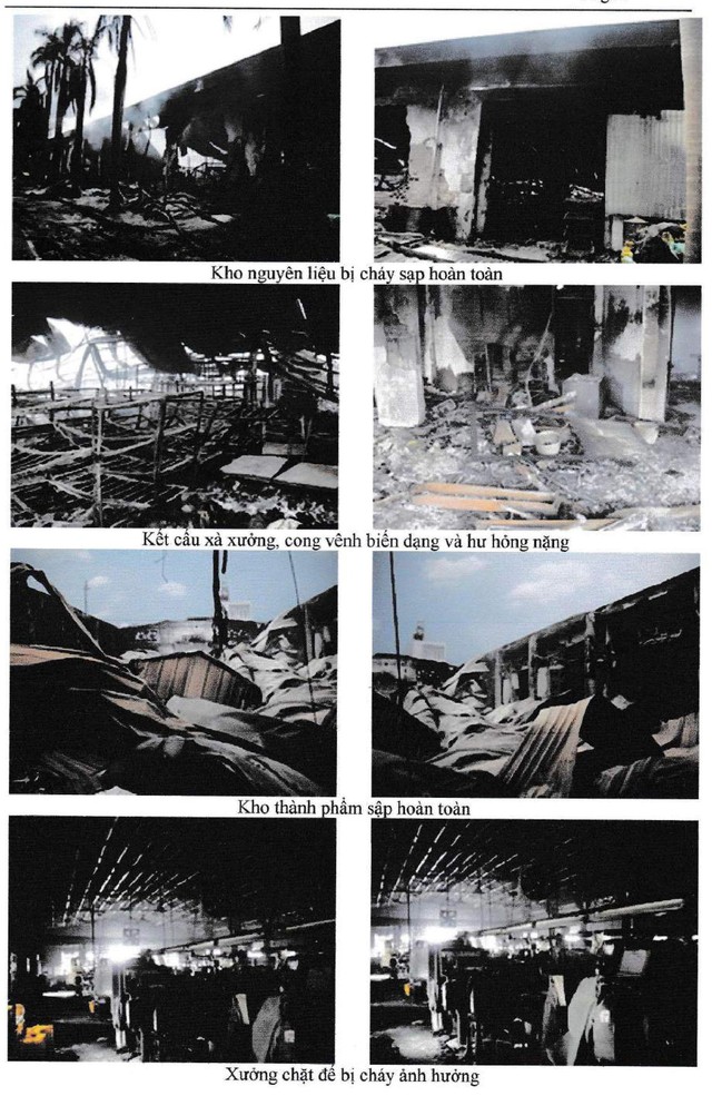 
Một số hình ảnh thiệt hại của Cty Tân Thành do Công ty RACO chụp
