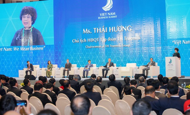 
Bà Thái Hương phát biểu tại Hội nghị
