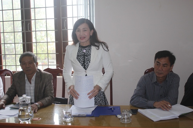 
Bà Nguyễn Thị Xuân Thủy – Phó Giám đốc Sở Y tế Đắk Lắk phát biểu tại buổi làm việc
