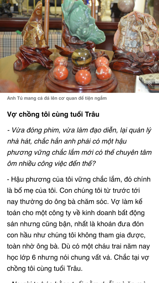 Nội dung bài phỏng vấn từng được nghệ sĩ Anh Tú chia sẻ