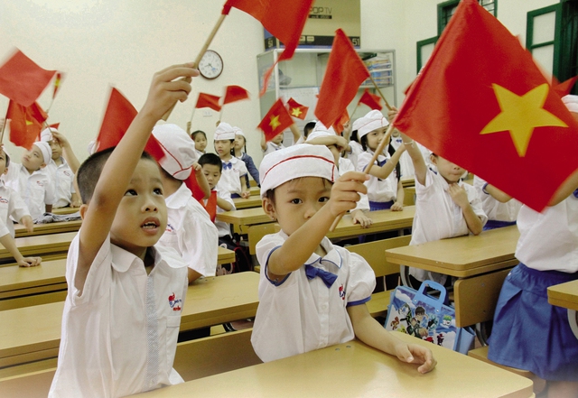Thế hệ mầm non đầy hứa hẹn của Giáo dục Việt Nam. Ảnh: Chí Cường