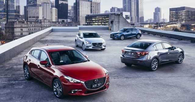 
Xe Mazda3 tại Việt Nam không bị lỗi tay phanh. Ảnh minh họa
