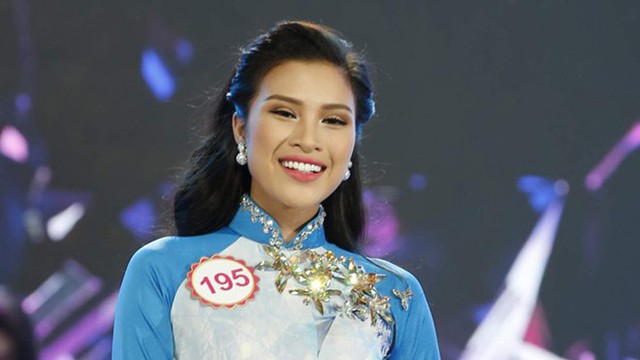 
Thí sinh Nguyễn Thị Thành bị loại ở cuộc thi Hoa hậu Việt Nam 2016 vì thẩm mỹ răng.     Ảnh: TL
