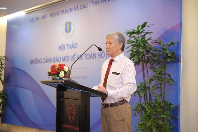 
PGS.TS. BS Đặng Xuân Hùng - Hội Tai Mũi Họng, thành phố Hồ Chí Minh tại Hội thảo
