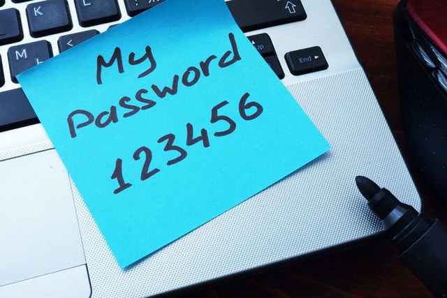 Rất nhiều người vẫn dùng mật khẩu 123456 để bảo vệ tài khoản.