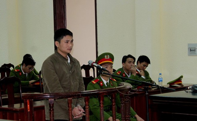Nguyễn Ho&agrave;ng Qu&acirc;n tại phi&ecirc;n ph&uacute;c thẩm ng&agrave;y 19/1. Ảnh: NP.