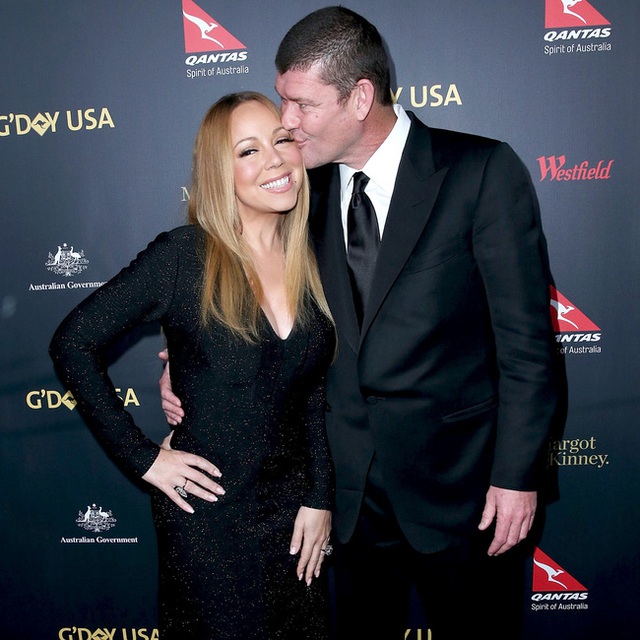 
Cặp đôi Mariah Carey và James Parker thuở còn mặn nồng.

