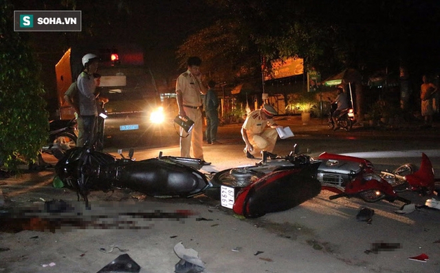 Hiện trường vụ tai nạn.