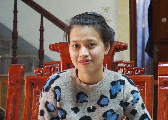 
Nữ tân binh Lê Thị Phương Thảo.
