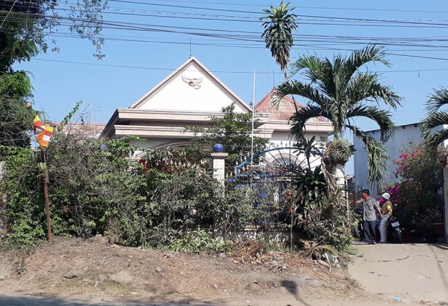Ng&ocirc;i nh&agrave; nơi xảy ra vụ việc - Ảnh: XU&Acirc;N AN